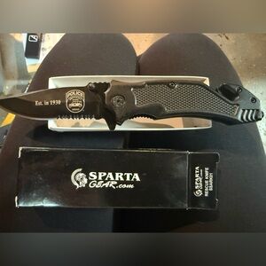 Police Black Tactical Knife NYPD